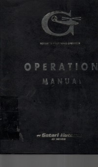 Operation manual
