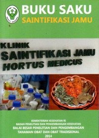 Buku saku saintifikasi jamu