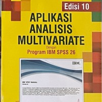 Aplikasi analisis maultivariate dengan program ibm spss 26