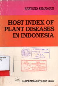 Host index of plant diseases in Indonesia