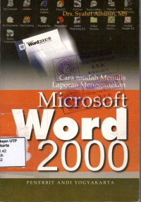 Cara mudah menulis laporan microsoft word 2000