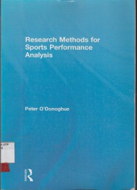 Research methods for sports performance analysis
