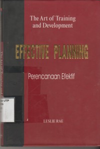 Effective planning (perencanaan efektif)