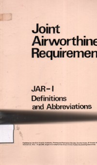 Joint airworthiness requirements