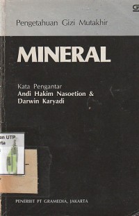 Pengetahuan gizi mutakhir mineral