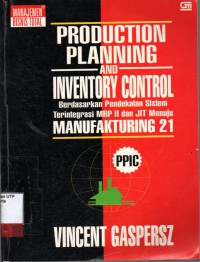 Production planning and inventory control