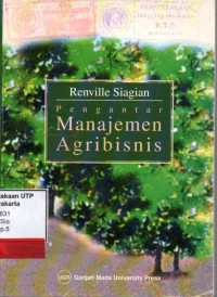 Pengantar manajemen agribisnis