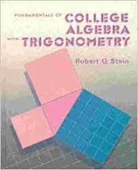 Fundamental of college algebra with trigonametry