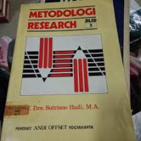 Metodologi research : jilid 3
