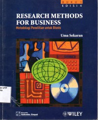 Research methods for business metodologi penelitian untuk bisnis buku 1