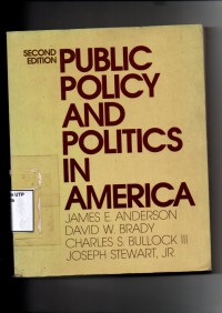 Public policy and politics in america