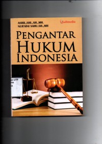 Pengantar hukum indonesia