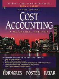 Cost accounting amaagerial emphasis