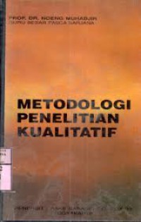 Metodologi penelitian kualitatif