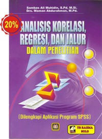 Analisis korelasi, regresi, dan jalur dalam penelitian