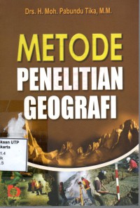 Metode penelitian geografi